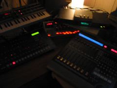 Super Ultra Closeup - MS2000R, Microkorg, AN200, Logic Control, MOTU 828MKII